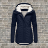 Lotta™ | Cosy sherpa hoodie for cold days - Navy blue / S