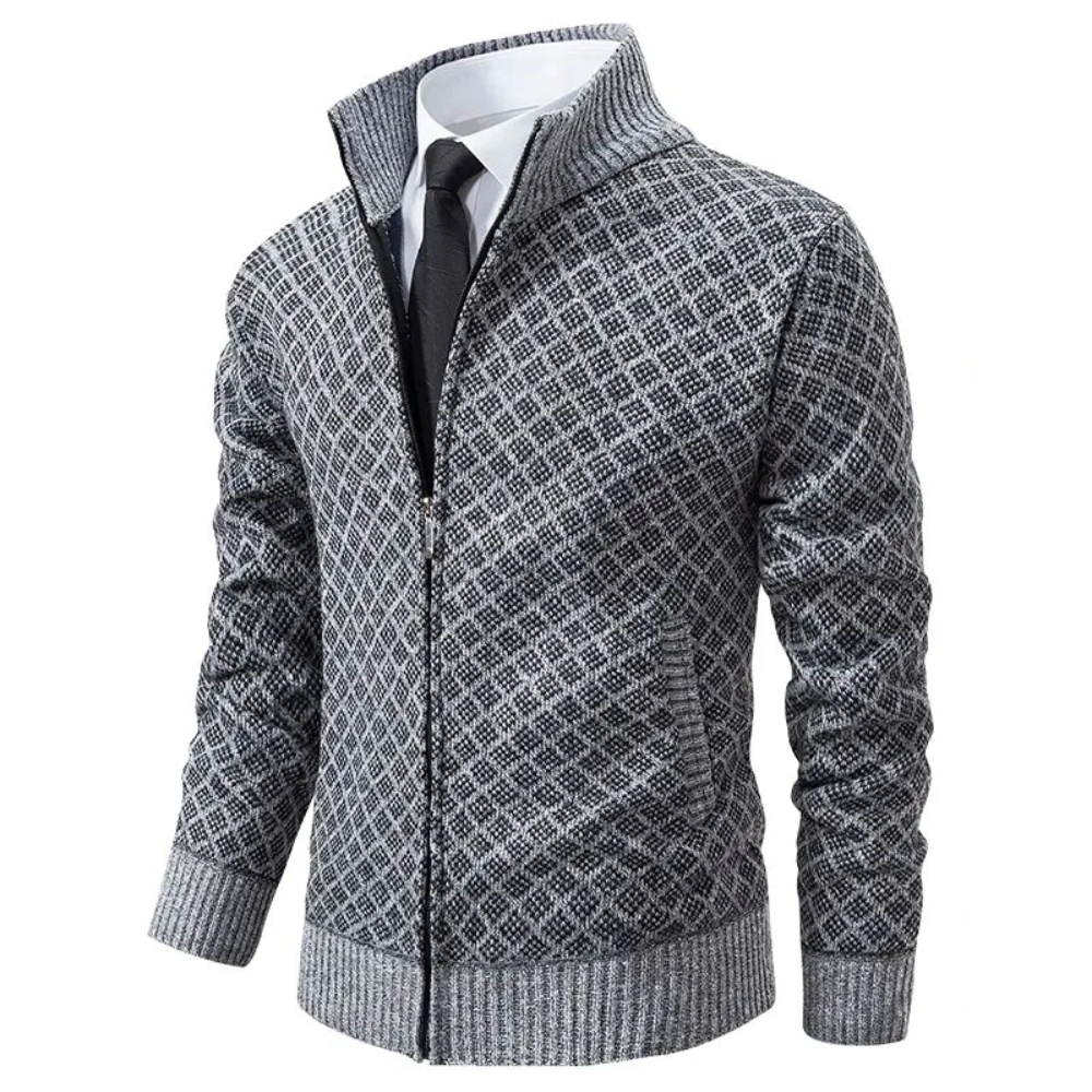 Edward™ | Modern men's jacket - Mens Sweater - Grey / M