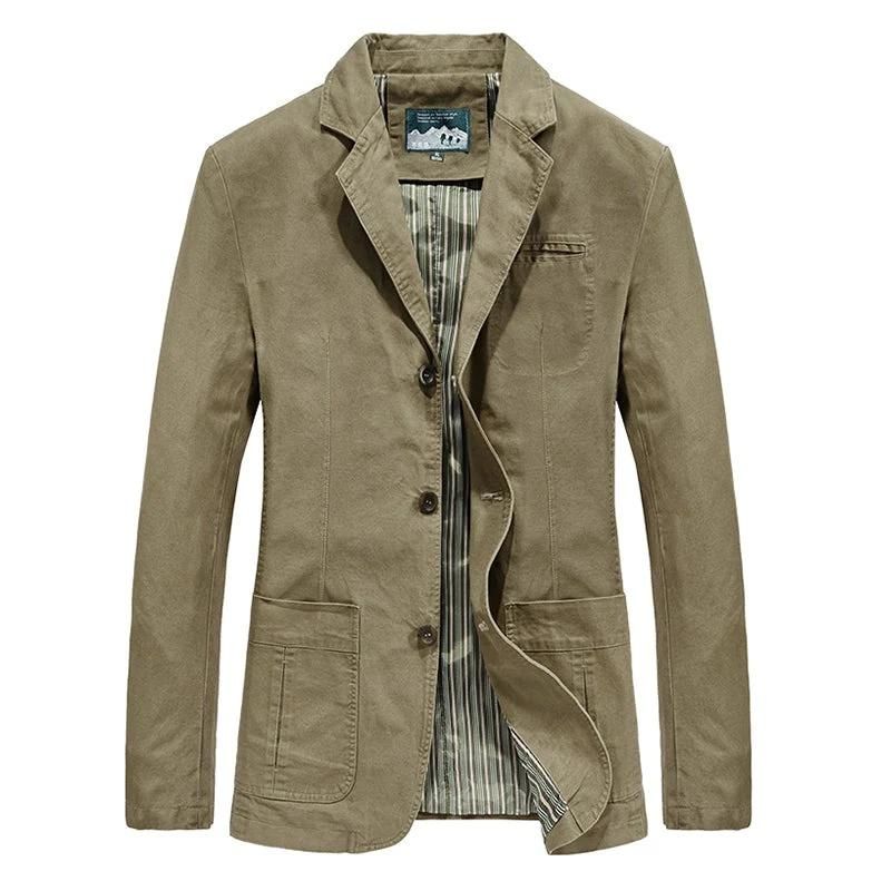 HARRY | WATERPROOF JACKET - 2158-R - Khaki / 34 (XS)