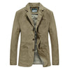 HARRY | WATERPROOF JACKET - 2158-R - Khaki / 34 (XS)