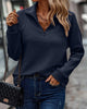 Sofie™ | Fashionable comfort jumper - SM0141 - Dark blue / S