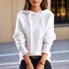 Nina | Hoodie douillet - White / XS