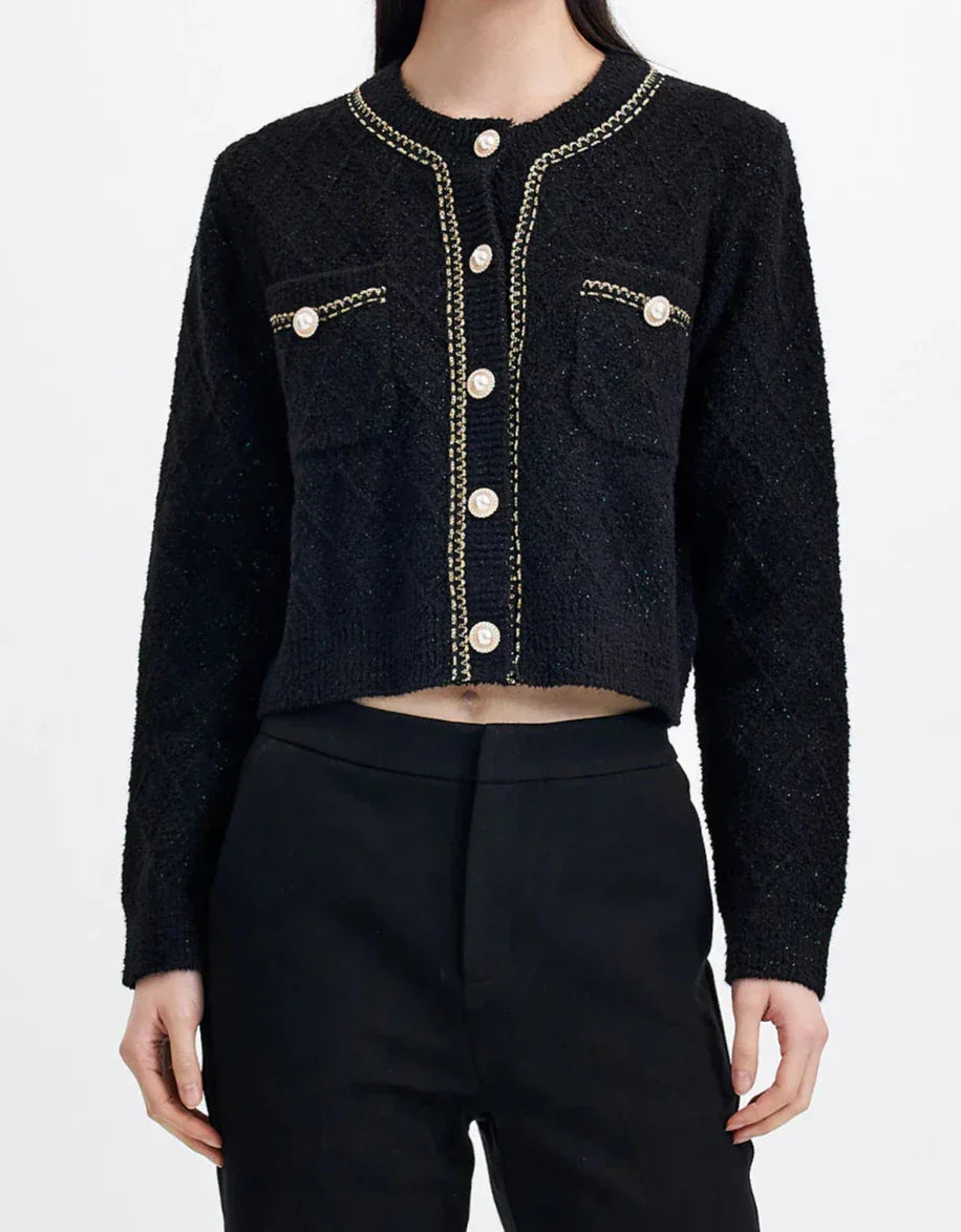 Isabelle™ | Feminine elegant cardigan - Clothes - Pink / S