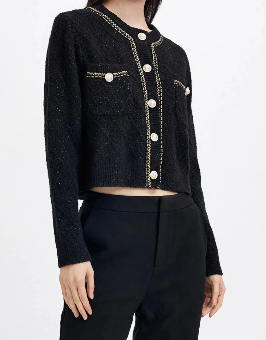 Isabelle™ | Feminine elegant cardigan - Clothes - Pink / S