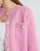 Isabelle™ | Feminine elegant cardigan - Clothes - Pink / S