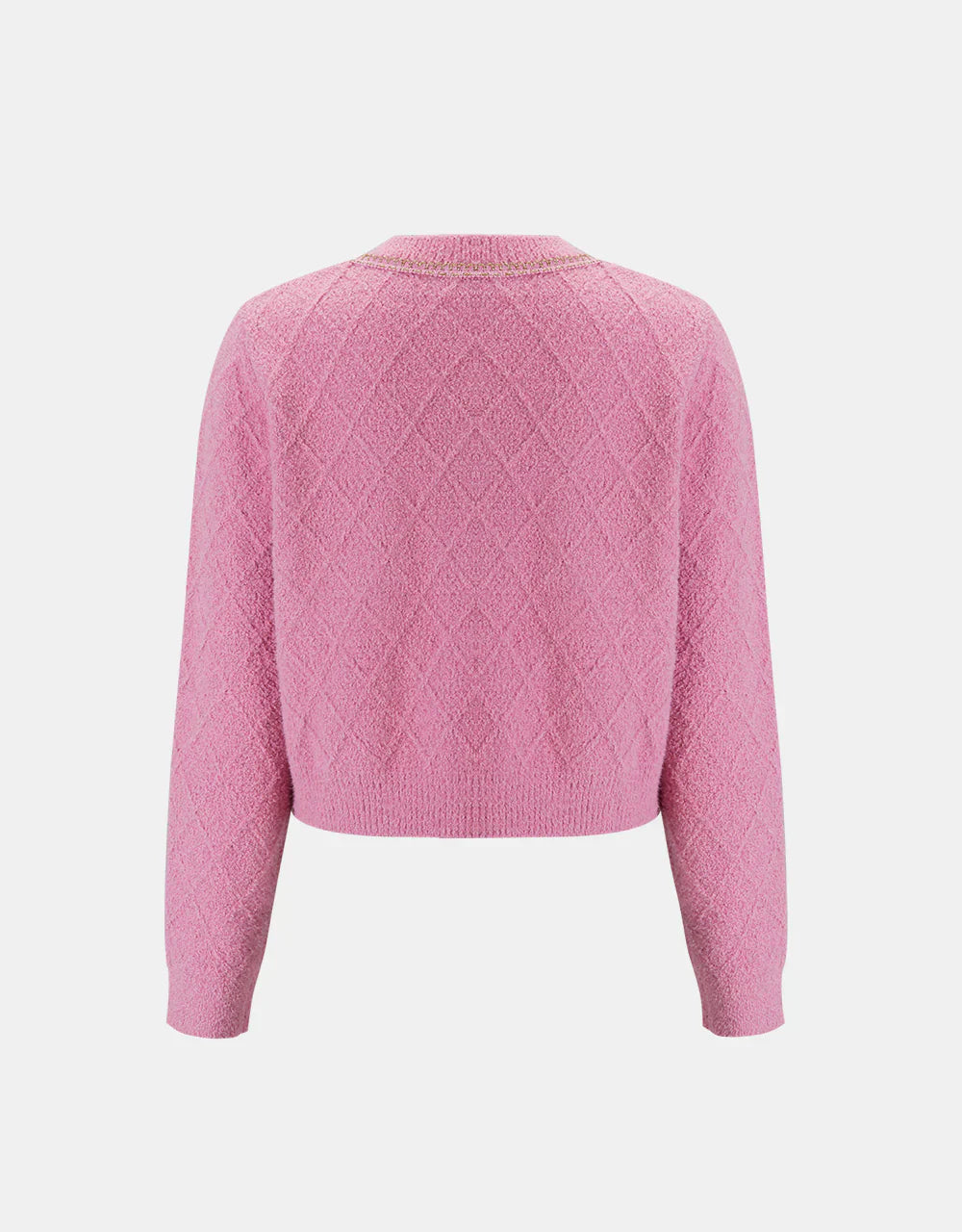 Isabelle™ | Feminine elegant cardigan - Clothes - Pink / S