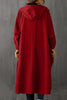Nida | Oversized Windbreaker in Burgundy
