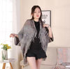 Jule™ | Scarf jacket with elegance - sjaal - Grey / One size fits all