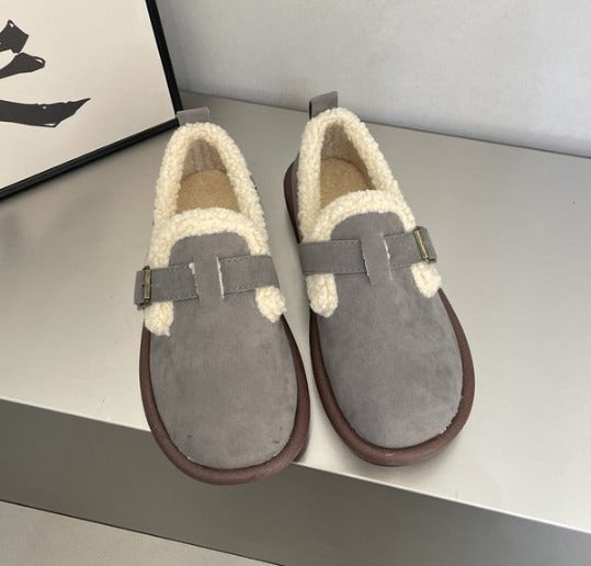 Krisa™ | Comfortable plush slipper slippers - Brown / 35