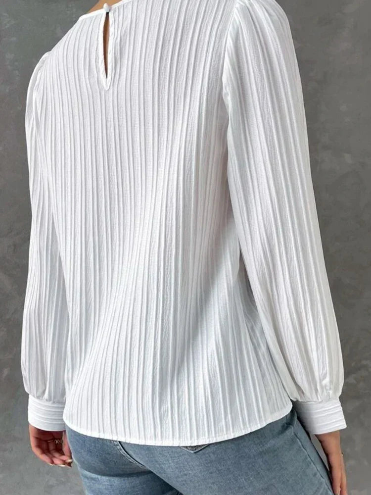 Sarah | Long sleeve blouse | 1+1 FREE TODAY! - purple / S