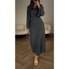 Elysia™ | Elegant maxi dress - Grey / S