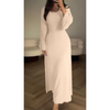 Elysia™ | Elegant maxi dress - Beige / S