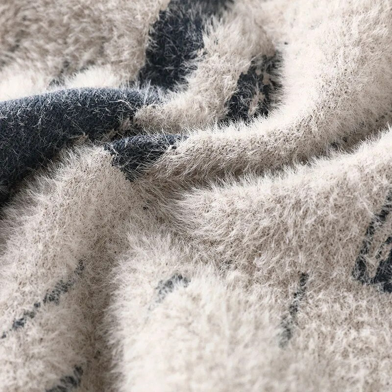 Rafael™ - Cosy wool jumper - Khaki / XS