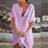 Joey | Simple Long Shirt in Cotton and Linen for Women