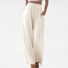 Trixie | Elegant linen trousers - Cream / S