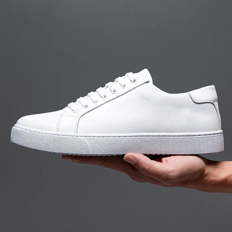 Blitz™ - Men's leather trainers - White / 38