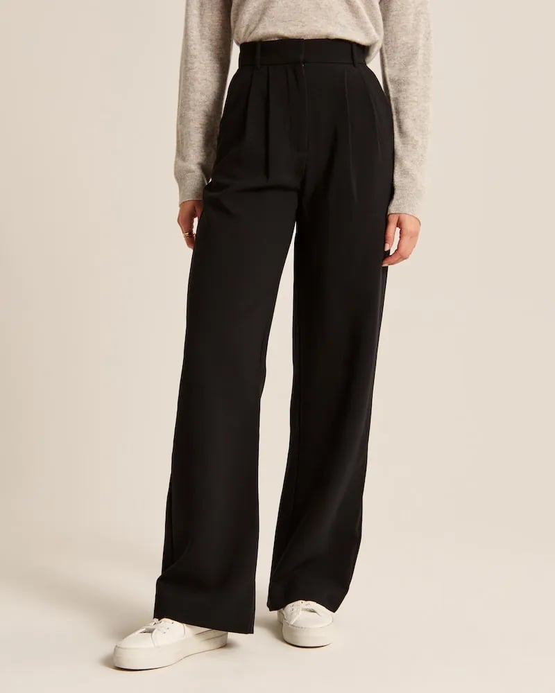 Soraka | Trousers with wide leg - Beauty - Grey / XS