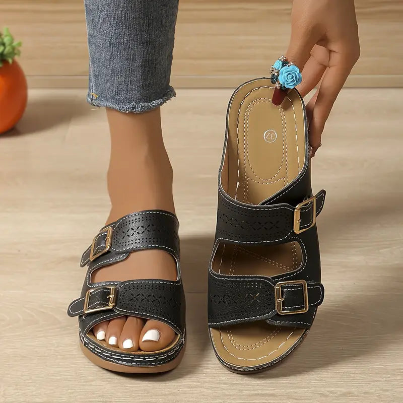 Jennifer™ | Stylish Adjustable Wedge Sandals for Women