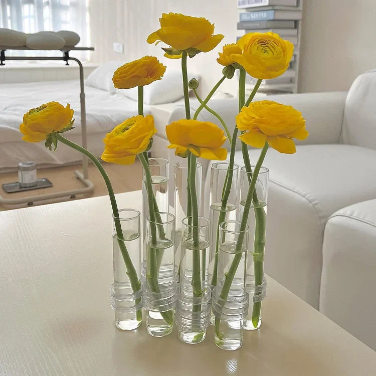 FlexiVase™ | Flower vase with hinge | BUNDLE DISCOUNT TODAY! - 8 flower tubes
