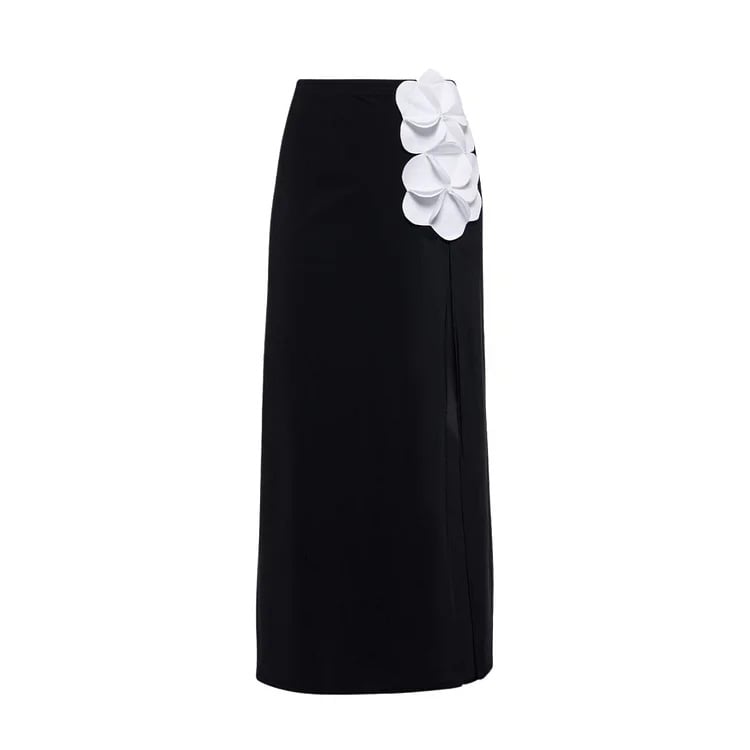 Annabelle | One-Shoulder Swimsuit Set with Strapless Wrap Skirt