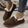Krisa™ | Comfortable plush slipper slippers - coffee brown / 35