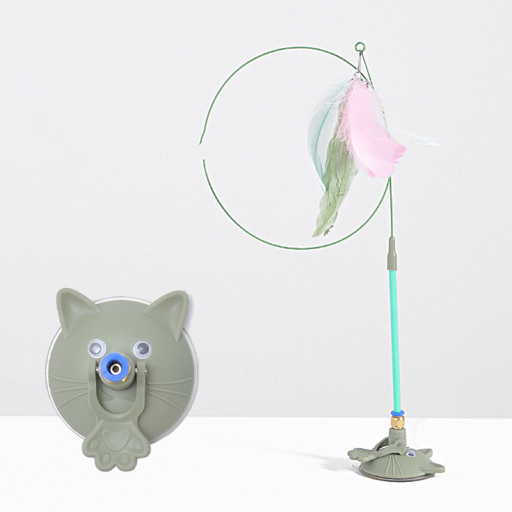 VivaVeder™ | Interactive cat toy natural bird feather | 50% OFF TODAY! - Green