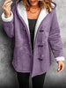 Hilda - Elegant autumn coat - Purple / S