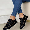 Levana™ - Fashionable trainers with chain design - Black / 36