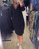 Elisa | Elegant V-neck dress with pockets