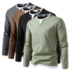 Jaron™ | Timeless Henley Long Sleeve - Black / S
