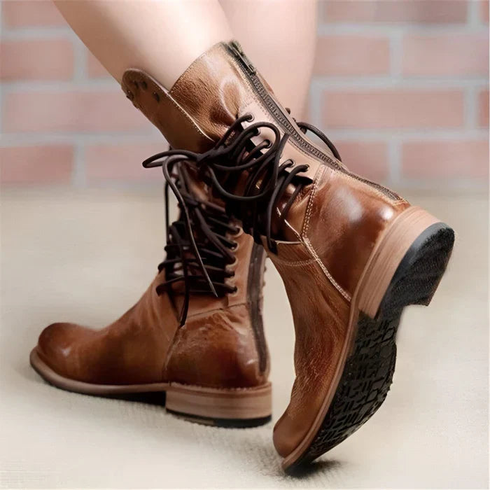 Alessa™ | Comfort boots - Brown / 35