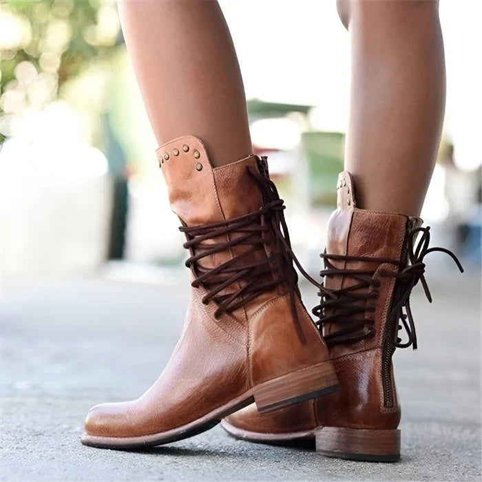 Alessa™ | Comfort boots - Brown / 35