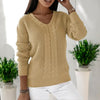 Freya™ | Scandi knitted jumper - 2408-R - Black / S