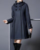 Amelia™ | Classic wool coat - Black / S