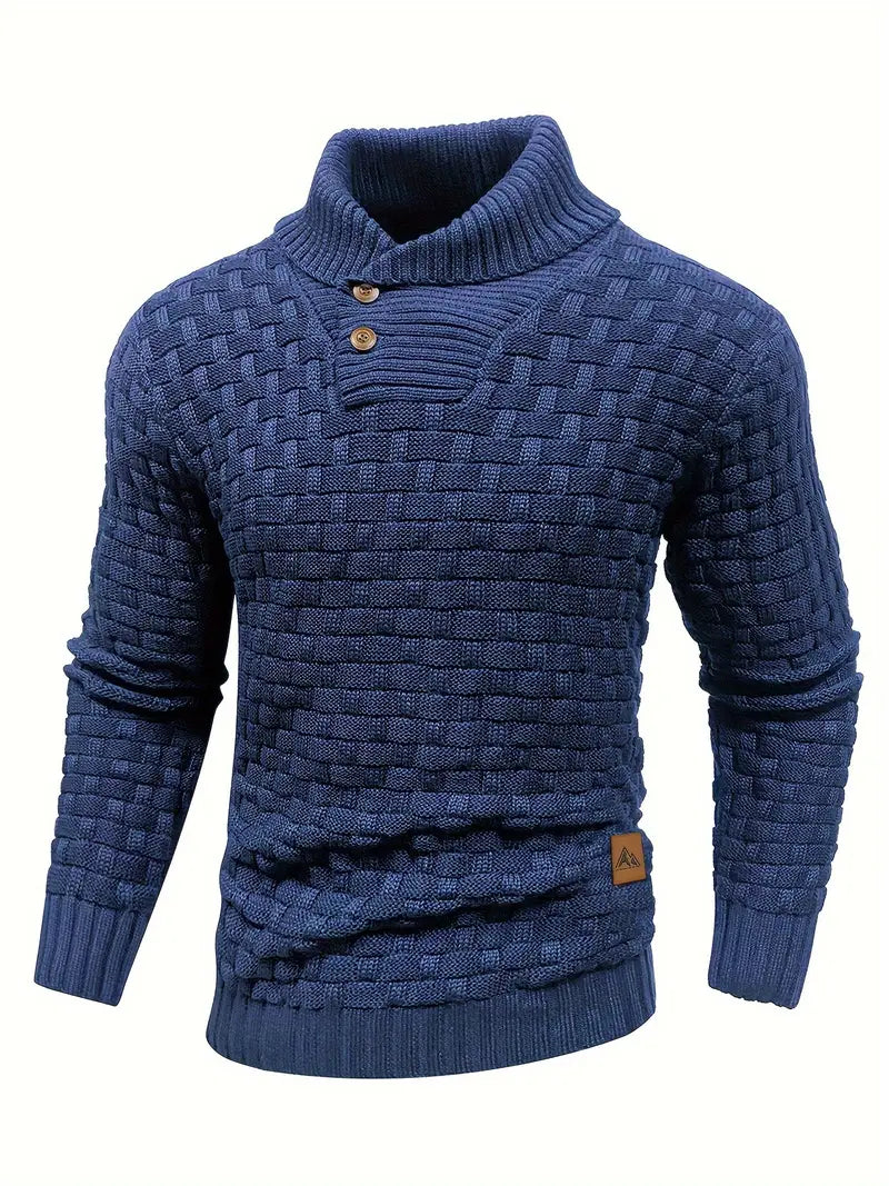 Valentino™ - Elegant fine knit jumper - Blue / S