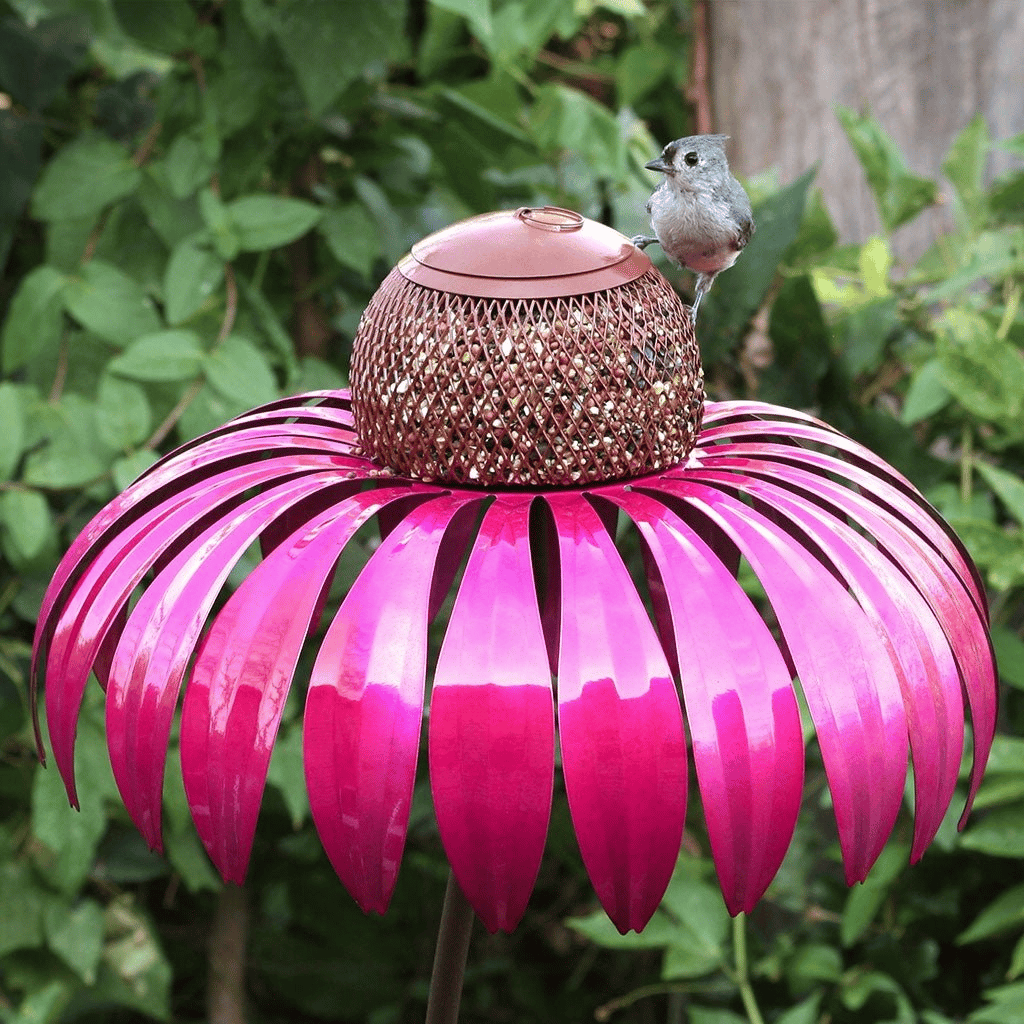 VogelFreude™ | Echinacea bird feeder | 1+1 FREE TODAY! - Garden - Pink