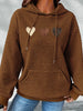 Alessia™ - Romantic hooded sweatshirt - Brown / S