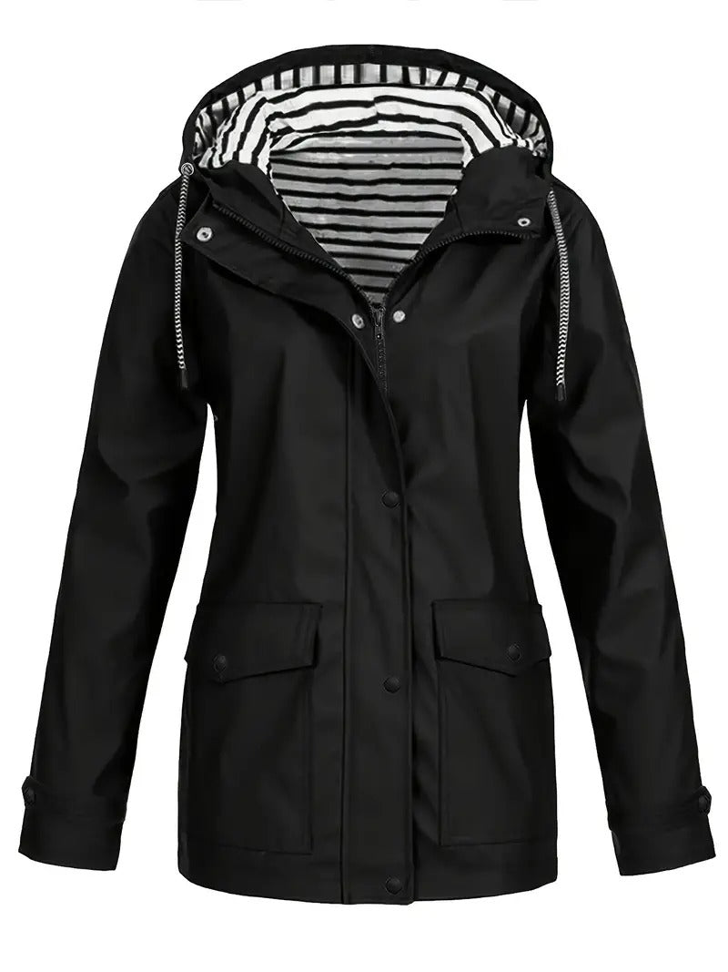 Selina™ | Elegant all-weather coat - Black / S