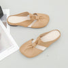Kary | Women's Flat Mules with Bow and Knot