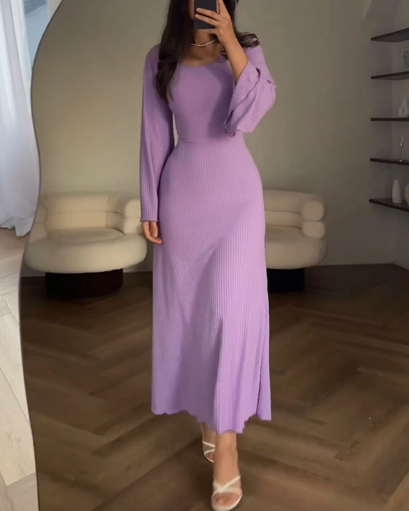 Simone | Elegant Knit Dress
