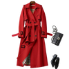 Eliana™ - Stylish coat - Red / S