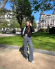 Freya™ | Fashionable cargo trousers - BLUE / S