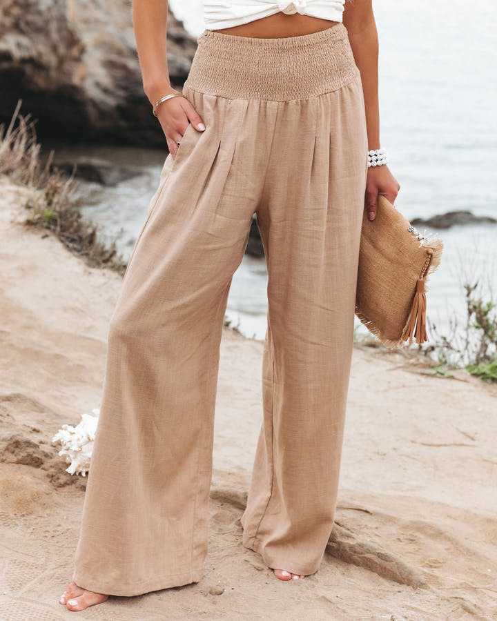 Zoey | Casual Beach Pants with Wide Leg