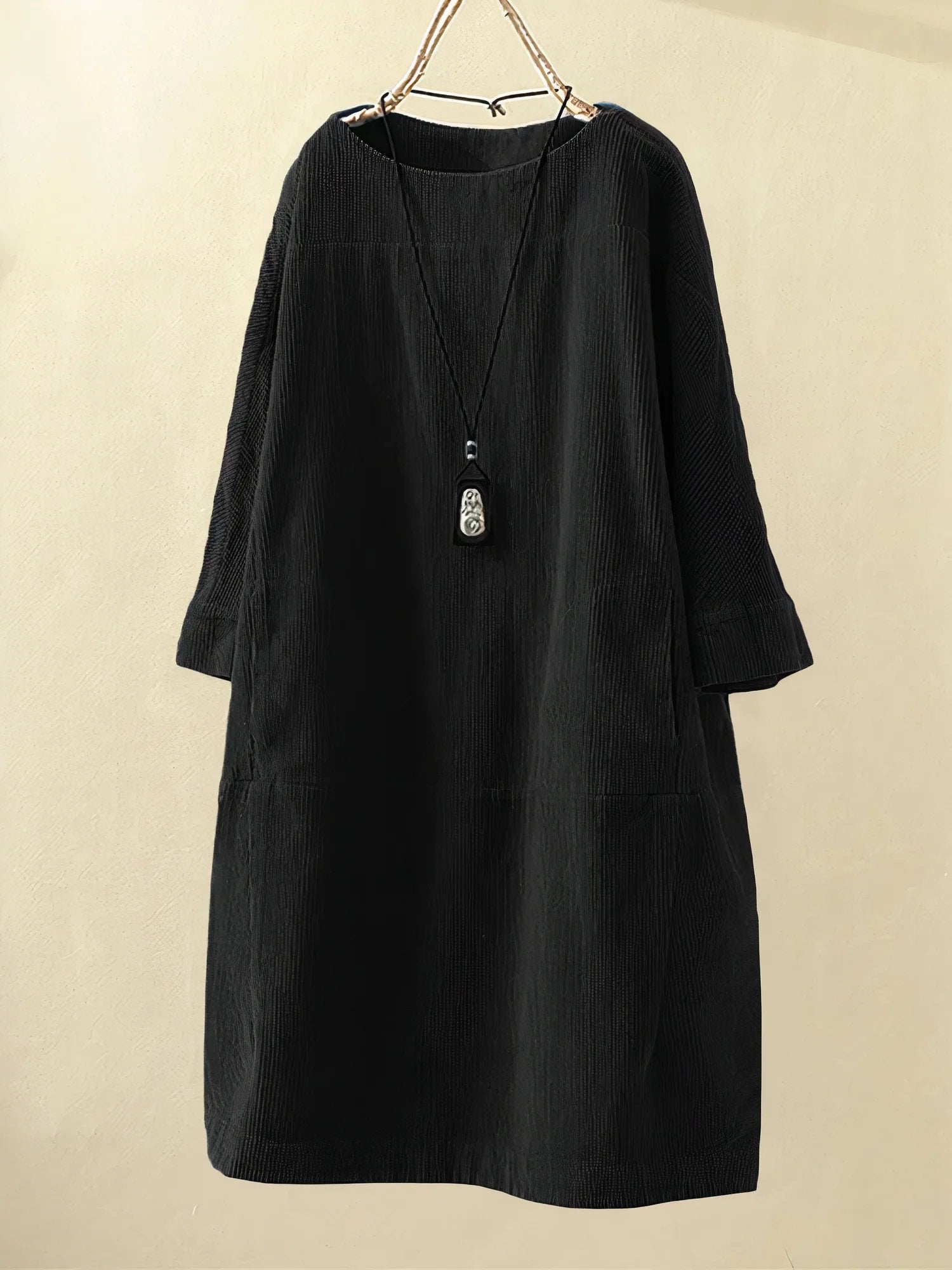 Jinx | Elegant Høstkjole - Black / S