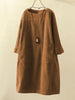 Jinx | Elegant Høstkjole - Brown / S