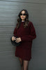 Melora™ - Fashionable two-piece set - Suits - Burgundy / S