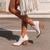 Bada | Suede boots with heel and pointed toe