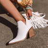 Bada | Suede boots with heel and pointed toe