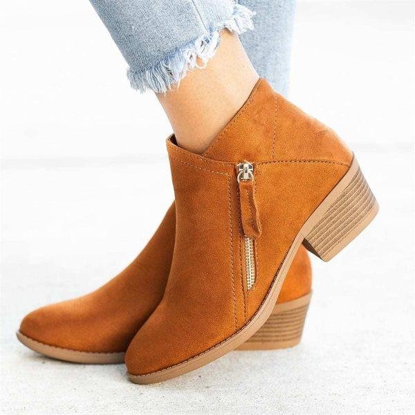 Sandra | Comfortable boots - 2118-R - Brown / 35