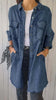 Kell | Stylish Denim Shirt Jacket for Women